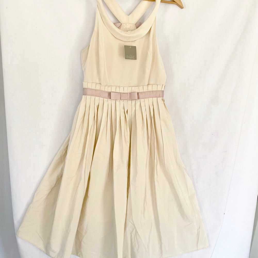 Moulinette Soeurs Cream Midi Dress - Picture 2 of 11